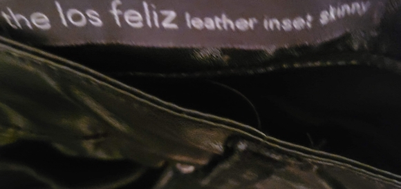 Ecru The Los Feliz Leather Inset Skinny Jean - Picture 7 of 7